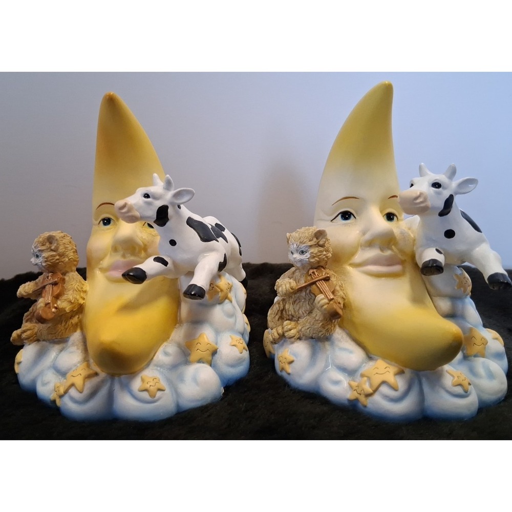 Hey‎ Diddle Diddle Cat & the Fiddle Cow Jumped Over the Moon Bookends
